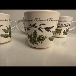 Corelle Stoneware Thymeless Herbs Mug Set
